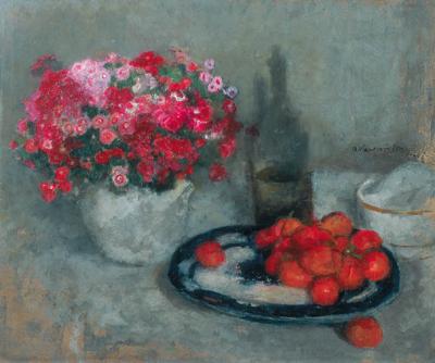 MARTWA NATURA Z BUKIETEM KWIATóW, 1946