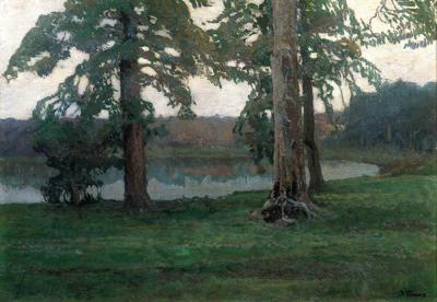 STARE śWIERKI NAD WODą, OK. 1900