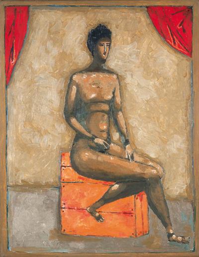 AKT SIEDZąCY, 1958