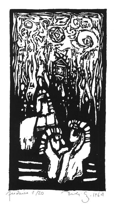 ŻYDZI W SYNAGODZE, 1964
