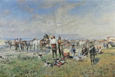 TARG KOńSKI - NA STEPIE, PO 1890