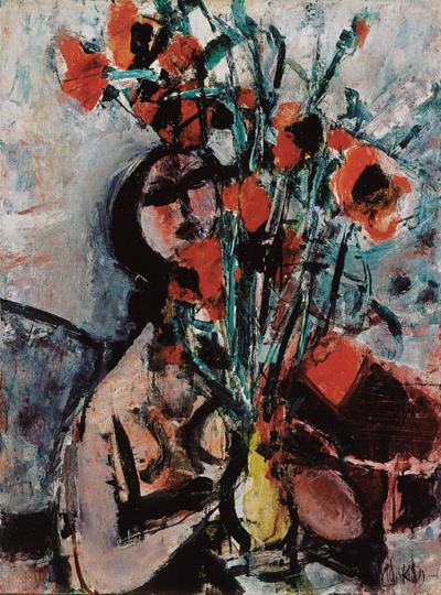 DZIEWCZYNA Z MAKAMI, OK. 1950
