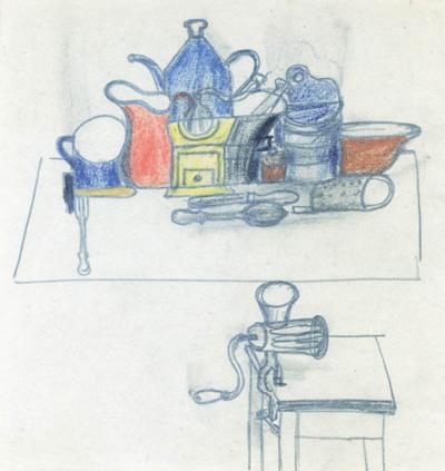 SZKIC DO MARTWEJ NATURY KUCHENNEJ, 1925