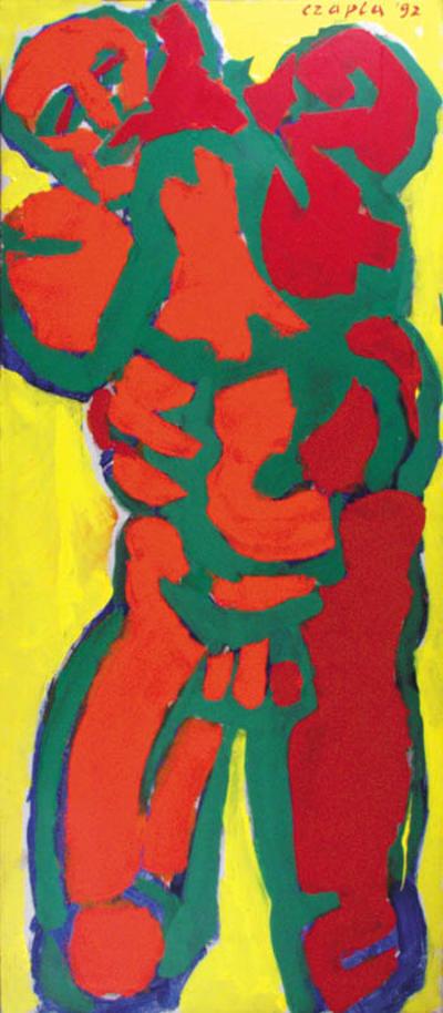 BEZ TYTUłU (AKT MęSKI KLęCZąCY), 1992