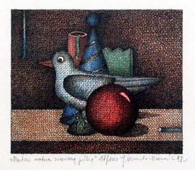 MARTWA NATURA Z CZERWONą PIłKą, 1998