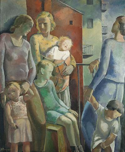 NA BALKONIE, OK. 1930
