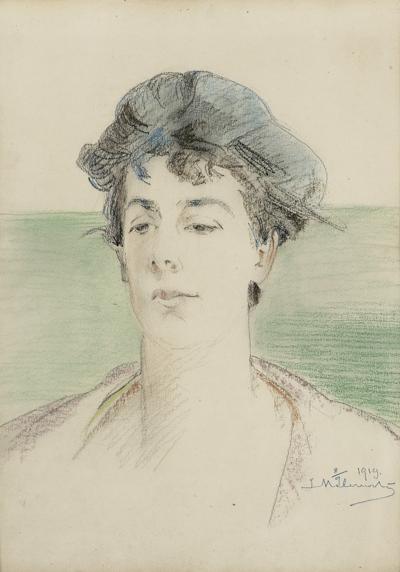 PORTRET KOBIETY, 1919