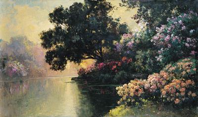KWITNąCY PARK, OK. 1910