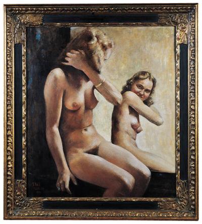 AKT DZIEWCZęCY - ODBICIE W LUSTRZE, 1941