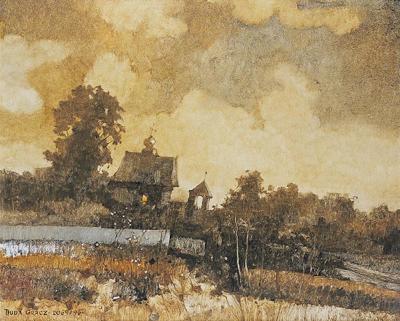 OBRAZ 2069 (NADRZECZE - WIECZóR), 1996