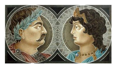 JAN III SOBIESKI I MARIA KAZIMIERA