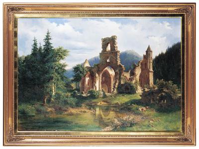RUINY KLASZTORU WSZYSTKICH śW., SCHWARZWALD, 1881