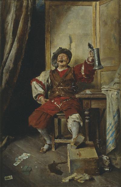 PRZY KUFLU PIWA, PO 1880