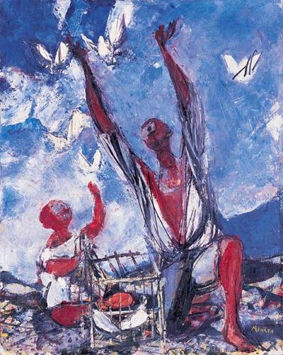 GOłąBKI POKOJU (DOVES OF PEACE), OK. 1950
