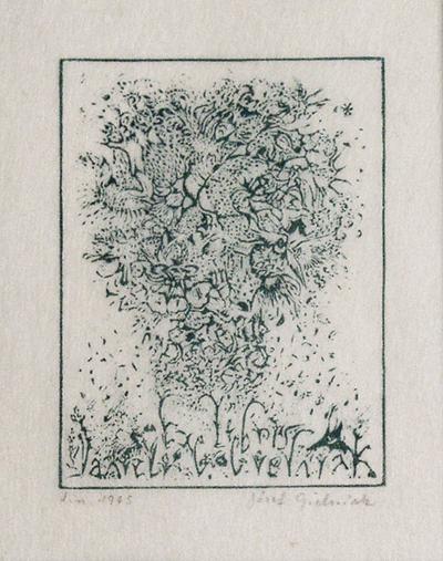 EXLIBRIS DANIELI GIELNIAK, 1965