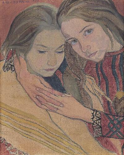DWIE DZIEWCZYNKI, 1904