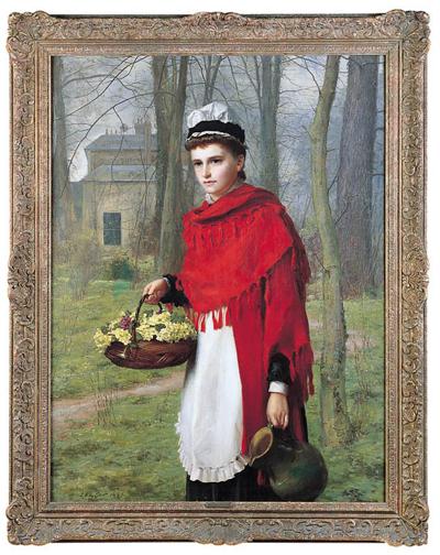 WIOSNA W OGRODZIE, 1881