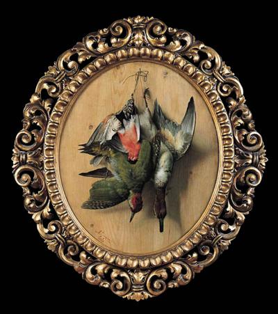 TROFEA MYŚLIWSKIE, TROMPE L’OEIL,  1873