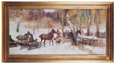NA POLOWANIU, OK. 1910