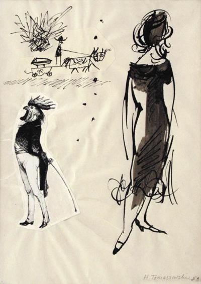 SCENA Z POGRZEBEM, 1959