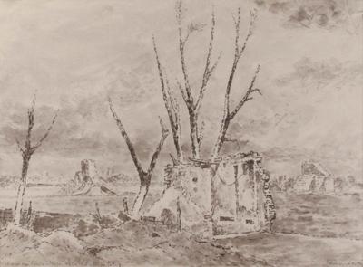WIDOK NA WISłę, Z CYKLU WARSZAWA 1945, 1945