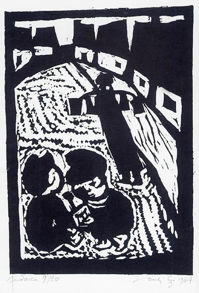 ZABAWA BąCZKIEM, Z CYKLU JUDAICA, 1964