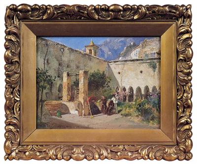 SJESTA W KLASZTORZE, 1886