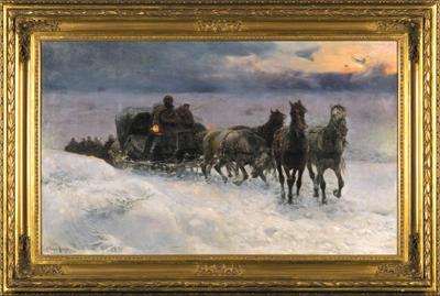 NOCą PRZEZ śNIEGI, 1880-1890