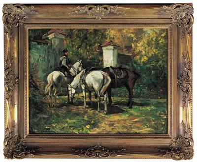 POSTÓJ PRZED BRAMĄ DO PARKU, PO 1910