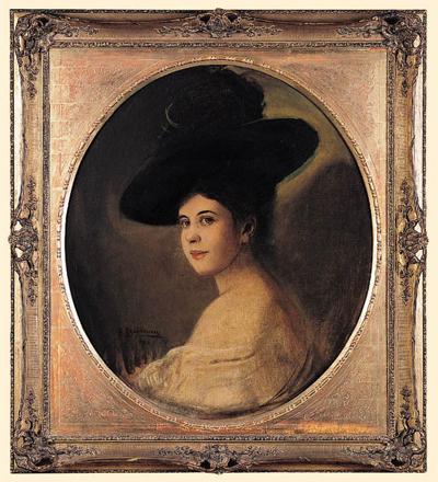 PORTRET ŚPIEWACZKI HERMINY BOSETTI, 1900