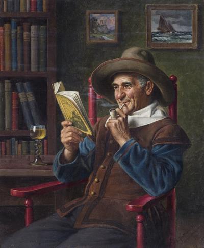 LEKTURA PRZY WINIE, 1942