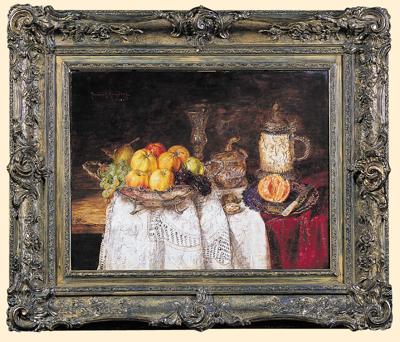 MARTWA NATURA Z OWOCAMI, 1905