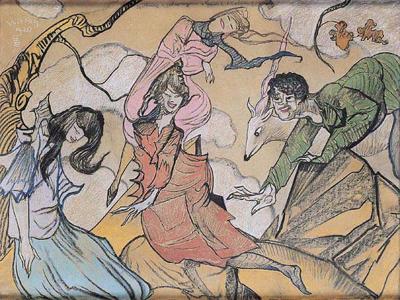 SPOTKANIE Z JEDNOROGIEM W GÓRACH SKALISTYCH, 1920