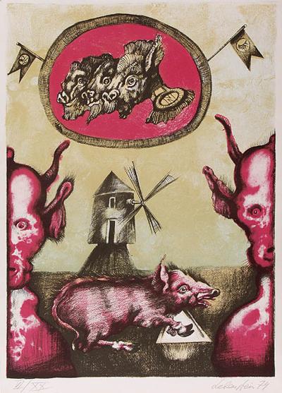 Z CYKLU FOLWARK ZWIERZęCY, 1974