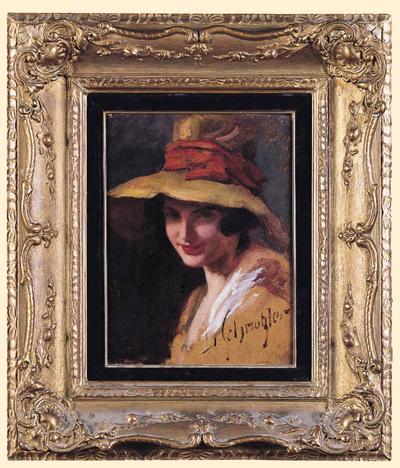 PORTRET DZIEWCZYNY W KAPELUSZU, PO 1920