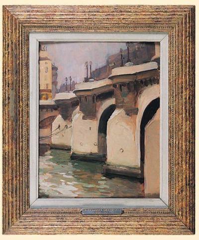 WIDOK PONT NEUF W PARYŻU, 1893