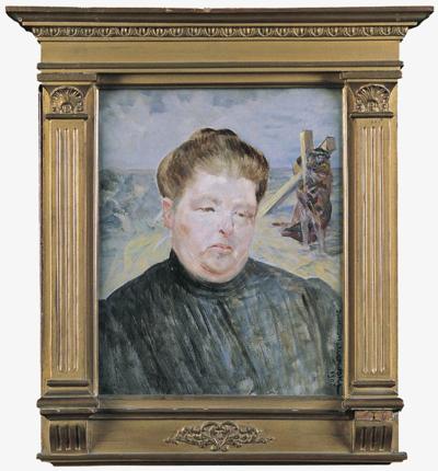 PORTRET PANI W CZARNEJ SUKNI, 1905