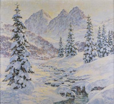 ZIMA W ALPACH, LATA 20. XX W.