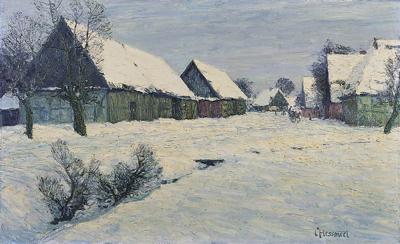 WIEŚ W ŚNIEGU, PO 1910