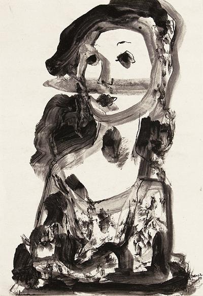 PORTRET KOBIETY W BERECIE, 1980