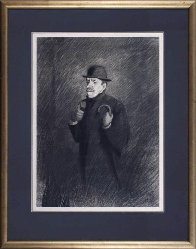 PORTRET MężCZYZNY W MELONIKU (TYTUS CZYżEWSKI?)