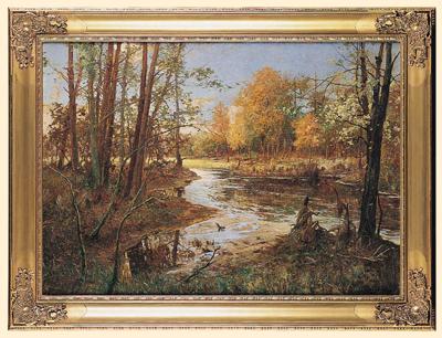 PEJZAŻ JESIENNY, OK. 1900