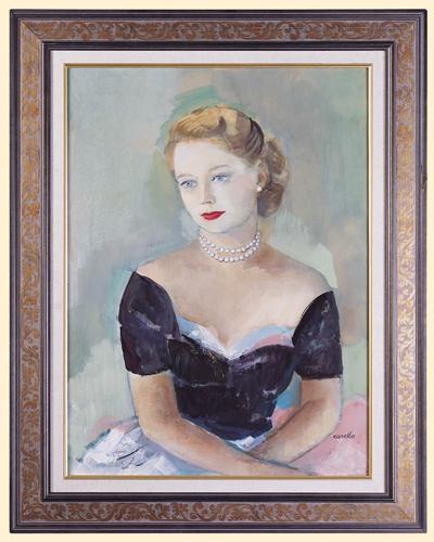 DAMA Z PERŁAMI, OK. 1950