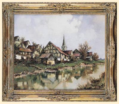 MIASTECZKO NAD WODĄ, OK. 1930