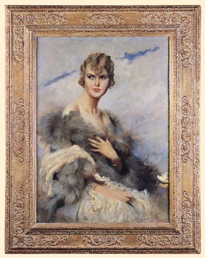 PORTRET DAMY, OK. 1930