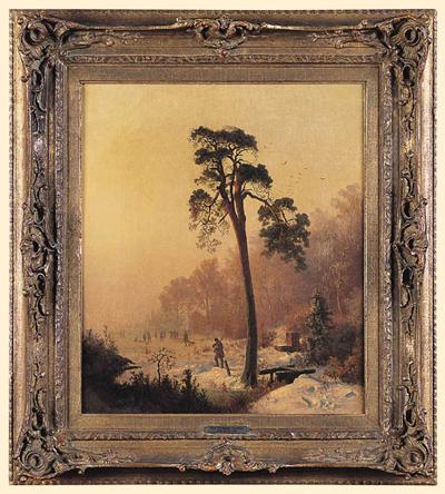 POLOWANIE W ZIMOWY PORANEK, 1864