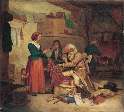 WĘDROWNY HANDLARZ, 1840