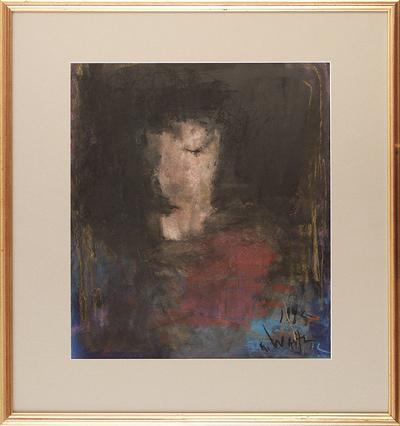PORTRET KOBIETY Z ZAMKNIęTYMI OCZAMI, 1995