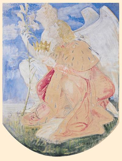 ŚWIĘTY KAZIMIERZ Z ANIOŁEM, OK. 1880