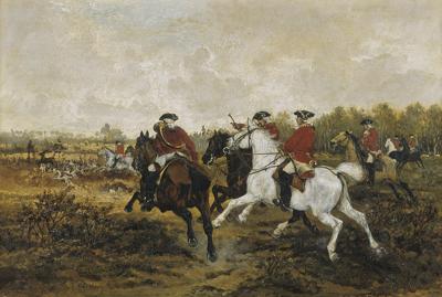 POLOWANIE PAR FORCE NA JELENIA, 1874